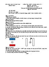 Đề đề xuất kiểm tra chất lượng học kỳ I môn Vật lý Lớp 9 - Năm học 2012-2013 - Trường THCS An Thạnh (Có đáp án)